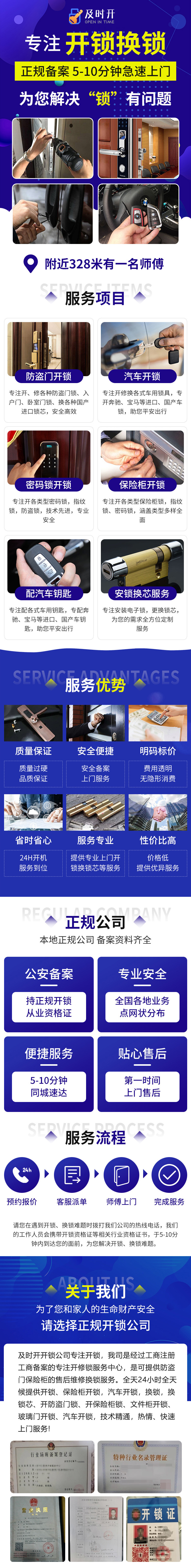 開(kāi)鎖換鎖公司急速上門(mén)